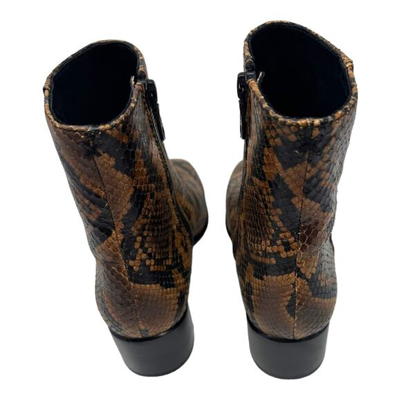 Rag & Bone Women's Aslen Snake Print Booties Size 36.5/6.5 - Picture 4 of 9